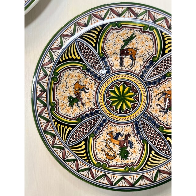 This piece belongs to a collection inspired by 15th century Portuguese ceramics. It was manufactured and hand-painted...