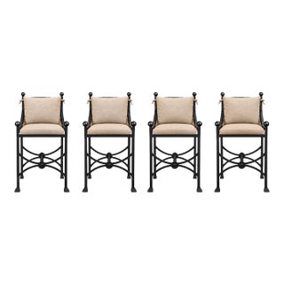 Kreiss Mykonos Bar Stools Set of 4 For Sale