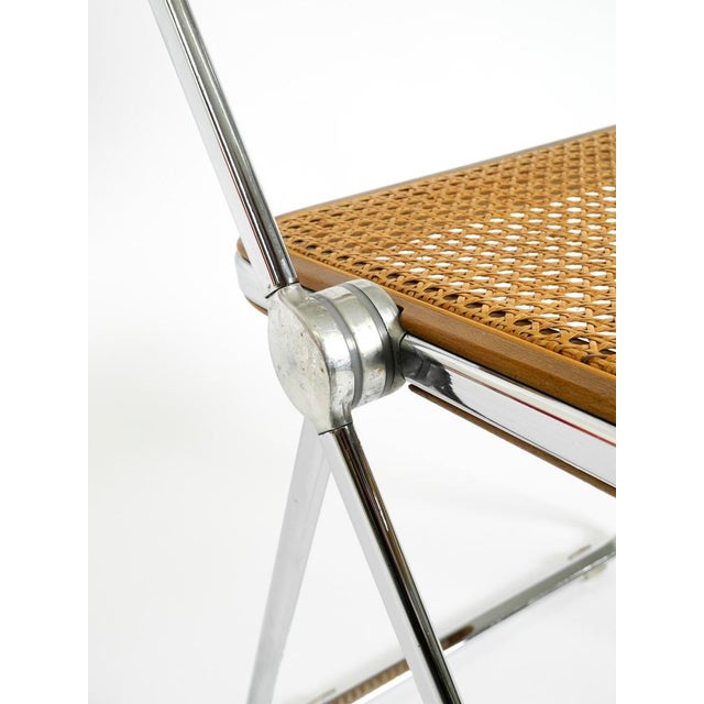 Plia Folding Chair with Vienna Cane by Giancarlo Piretti for Castelli, 1970s For Sale - Image 11 of 18
