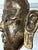 Tibetan Gilt Copper Alloy Mask on Display Stand For Sale - Image 9 of 18