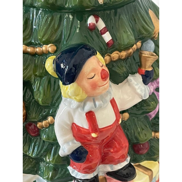 Gorgeous Vintage Cookie Jar Christmas Tree For Sale - Image 4 of 4