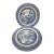 Vintage Churchill Blue Willow Dinner Plates, Set of Two For Sale