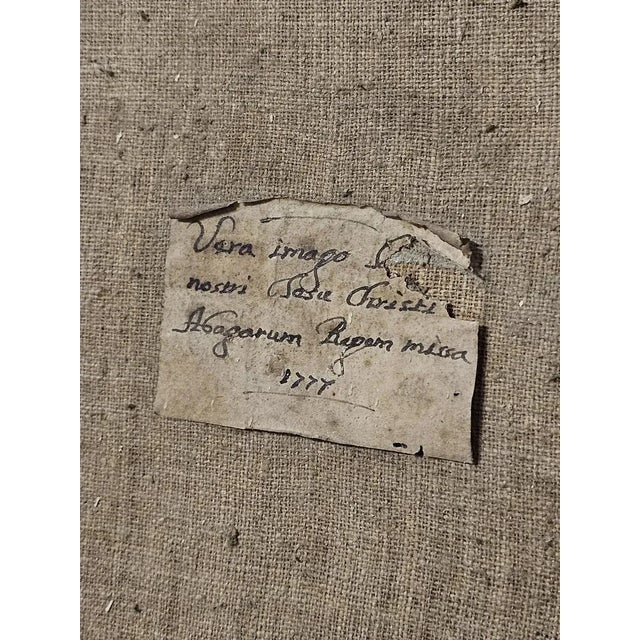 Face of Christ, 1777, Oil on Canvas, Framed For Sale - Image 7 of 9