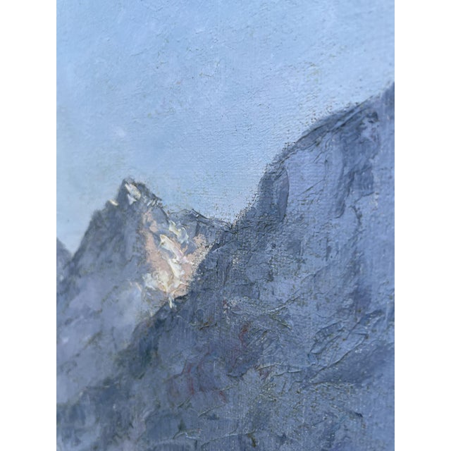 Clément Castelli, Snowy Landscape, 1890s, Oil Painting on Canvas, Framed For Sale - Image 5 of 15