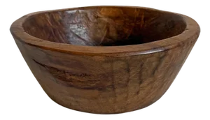 Vintage Rustic Teak Wood Bowl