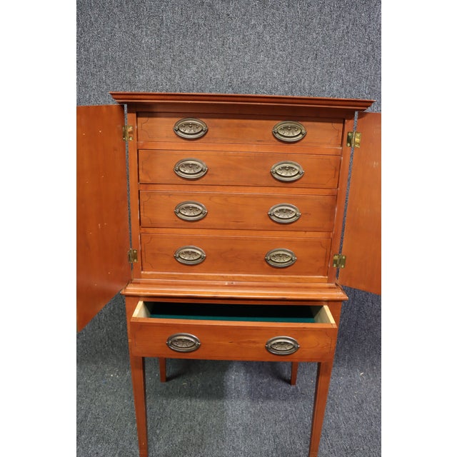 Cherry Silverware Chest Chairish