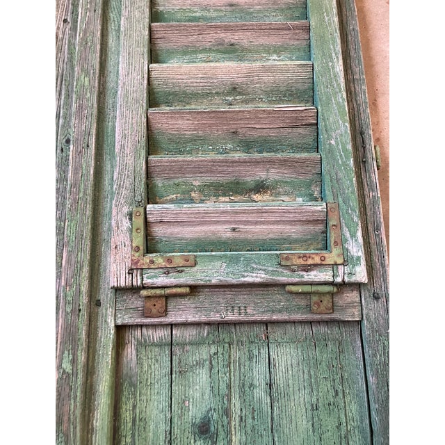 Late 19th Century French Rustic Shutter Doors For Sale In Monterey, CA - Image 6 of 13
