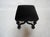 19th Century 19th Century William & Mary Style Footstool With a Black Velvet Upholstered Seat For Sale - Image 5 of 16
