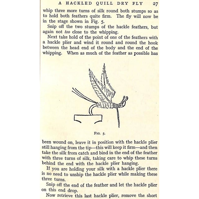 1950s "Fly-Tying: Principles & Practice" 1951 Burrard, Major Sir Gerald, Bt. For Sale - Image 5 of 10