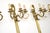 1950s Antique Brass Wall Sconces, 1950, Set of 4 For Sale - Image 5 of 12