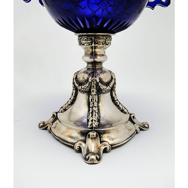 Antique Fruit Plate in Silver, 1800s For Sale - Image 6 of 13