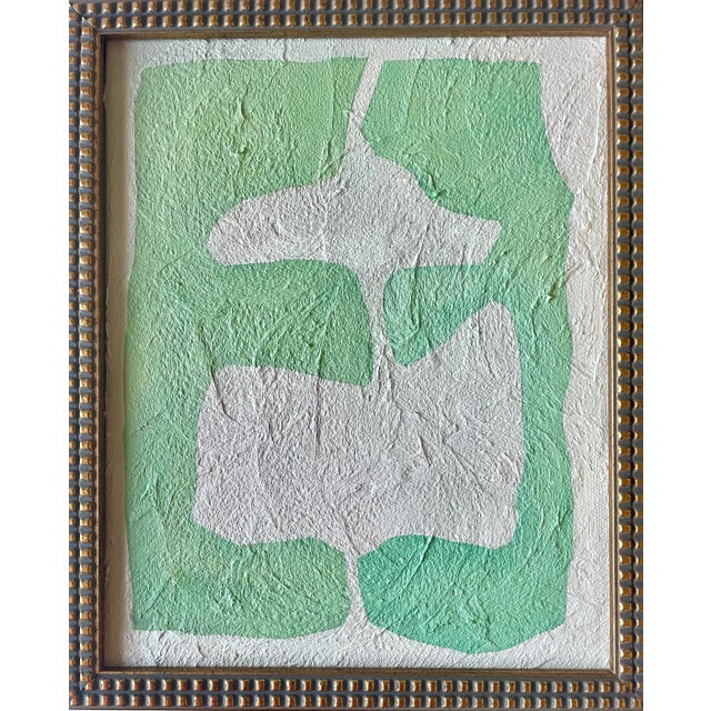 2025 Contemporary Summer Green Gallery Wall Collection of Paintings on Canvas by r.k. Red - Set of 3 For Sale In San Francisco - Image 6 of 12