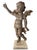 18th Century Large Bavarian Baroque Polychrome and Parcel-Gilt Carved Wood Putto.. For Sale - Image 11 of 12