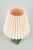 Josef Schott Czech art glass designer. Table lamp in molded glass, 1970s. Rectangular lamp base in heavy pressed green art...