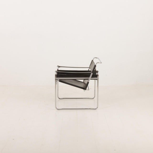 Black Vintage Italian Wassily Chairs by Gavina, 1960s, Set of 2 For Sale - Image 8 of 18