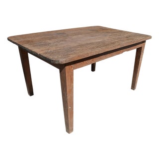 Andrianna Shamaris Wabi Sabi Teak Wood Dining Table or Desk For Sale