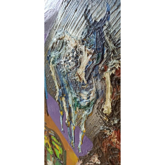 1970s Barbara Urszula Piwarska, Composition, Oil on Canvas, 1970s For Sale - Image 5 of 17