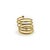 1990s 1990s Gurhan 22k Gold Diamond Spiral Coil Ring From Rain Collection, Size 7 For Sale - Image 5 of 10