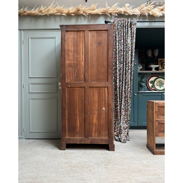 Large Antique Bonnetière in Oak, 1890s For Sale - Image 11 of 14