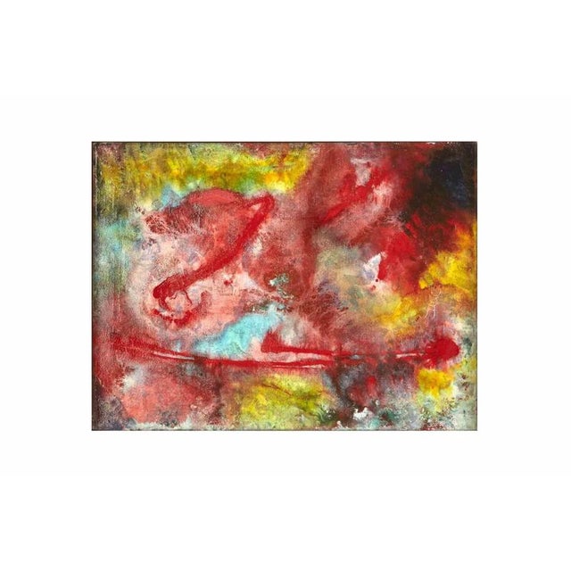 Title work “ Nebula” -2020 Colth 30x40cm Mixed technique acrylic This piece is attributed to the mentioned designer/maker....