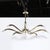 Mid-Century Polished Brass 8-Arm Sculptural Chandelier by Oscar Torlasco For Sale - Image 15 of 17