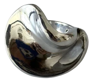 Modernist Ring in 925 Silver by Hans Hansen for Georg Jensen, Denmark, 1970s