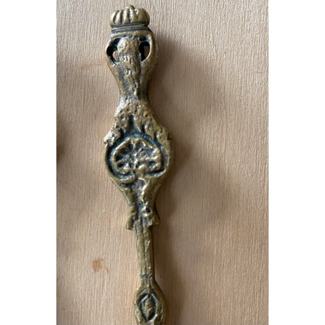 Cocktail Forks Art Nouveau Figural Mermaid Forks - Pair For Sale - Image 4 of 5