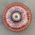 This original Baccarat Millefiori Paperweight is a stunning piece of art glass with a tight packed concentric millefiori...