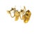 1950s Vintage 14k Gold Diamond Leaf Earrings, American Mid-Century Screw Back Clips, A Pair For Sale - Image 5 of 12