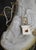 Late 20th Century Artisan Sterling Silver Amber Pearl Pendant Necklace For Sale - Image 11 of 14