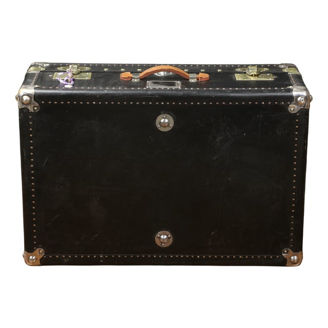 Black Cabin Trunk, 1920s For Sale