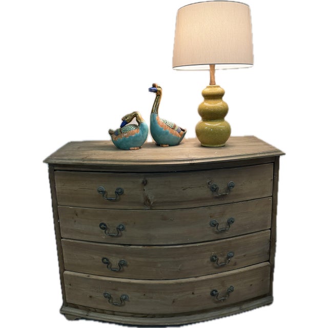 Asian Antique Vintage Gourd Lamp Yellow Ceramic. Perfect Proportion. For Sale - Image 3 of 11