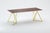 Contemporary Steel Stand 200 Table in Walnut by Sebastian Scherer For Sale - Image 3 of 17