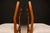 1960s Brazilian Modern Set of Eight Chairs in Caviuna Wood & Linen, Alexandre Rapoport, 1960s For Sale - Image 5 of 16