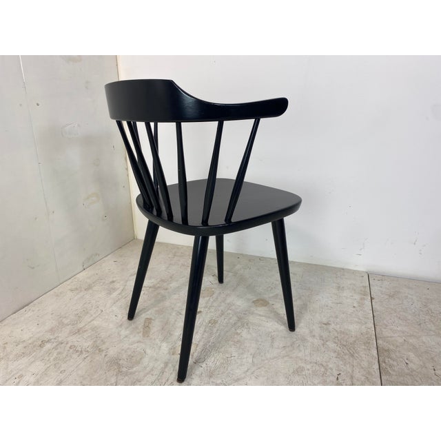 Scandinavian Smaland Spindle Back Chair by Yngve Ekström for Stolab, 1960s For Sale - Image 9 of 10