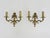 Gilt Bronze 2-Arm Fire Pot Wall Sconces, 1960s, Set of 2 For Sale - Image 9 of 9