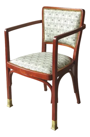 N°719 Armchair by Kolomann Moser and Tissus Backhausen, 1905