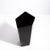 2020s Hand Blown Murano Penta Vase in Onyx Black For Sale - Image 5 of 11