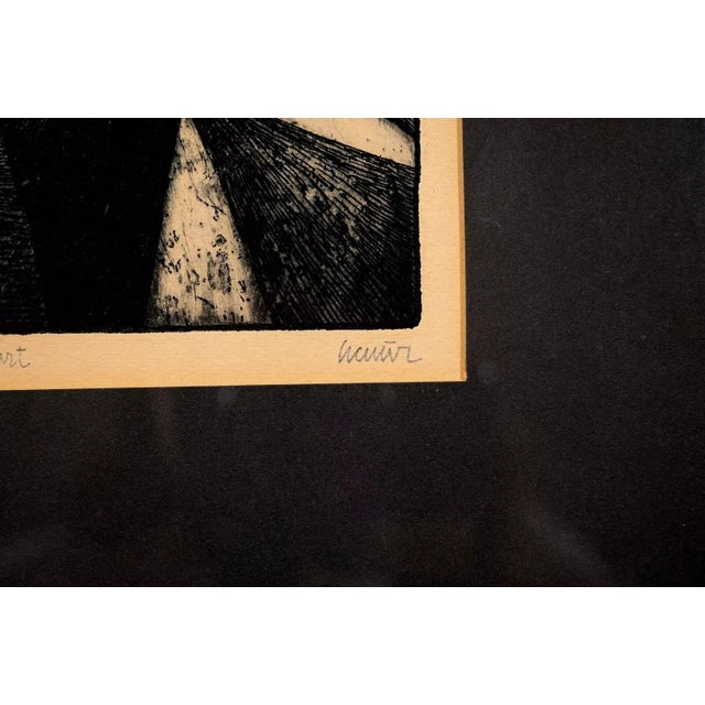 Paper Julio daCunha Swing Back the Cock's Heart Engraving Etching on Paper 6/10 1960s For Sale - Image 7 of 9