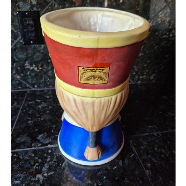 Mid-Century Modern Vintage Royal Orleans Napoleonic Military Head Vases - A Pair (Jg) For Sale - Image 3 of 18