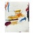 Contemporary Abstract Oil and Pencil on Canvas Painting "Bull Chasing Blue Rabbit" by Tommaso Fattovich For Sale