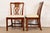 Maitland Smith Georgian Carved Mahogany Dining Chairs, Set of Eight For Sale - Image 9 of 12