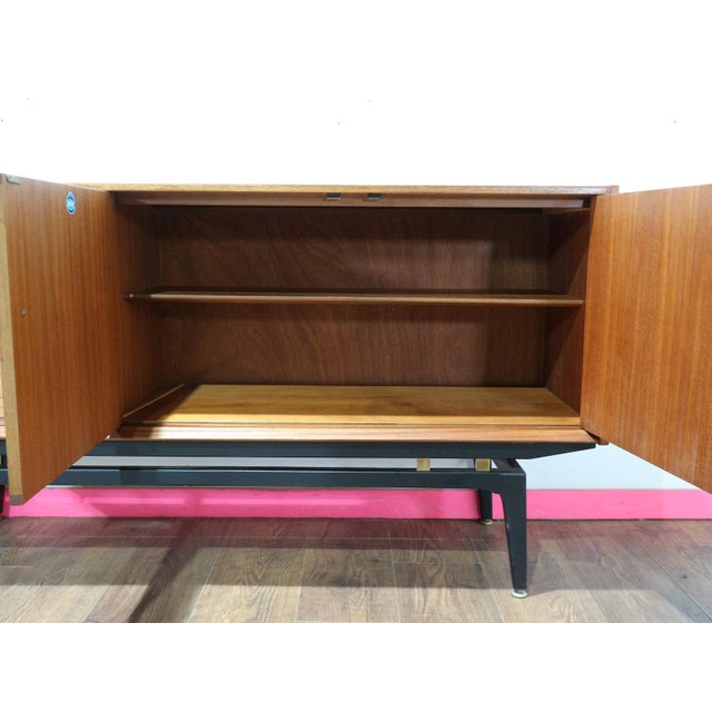 1960s Mid Century Modern VintageTeak Sideboard Credenza by Nathan For Sale - Image 4 of 15