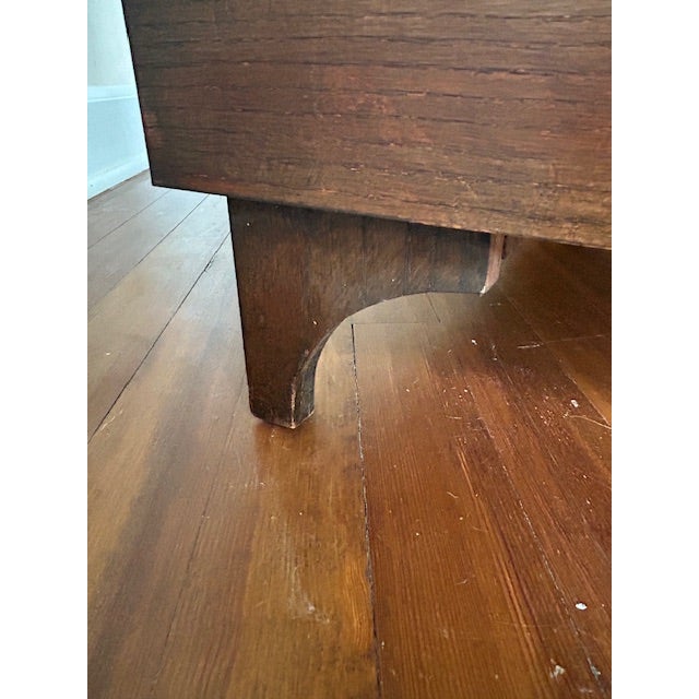 Early 20th Century Arts & Crafts Cedar-Lined Oak Trunk or Bridal Chest For Sale - Image 10 of 17