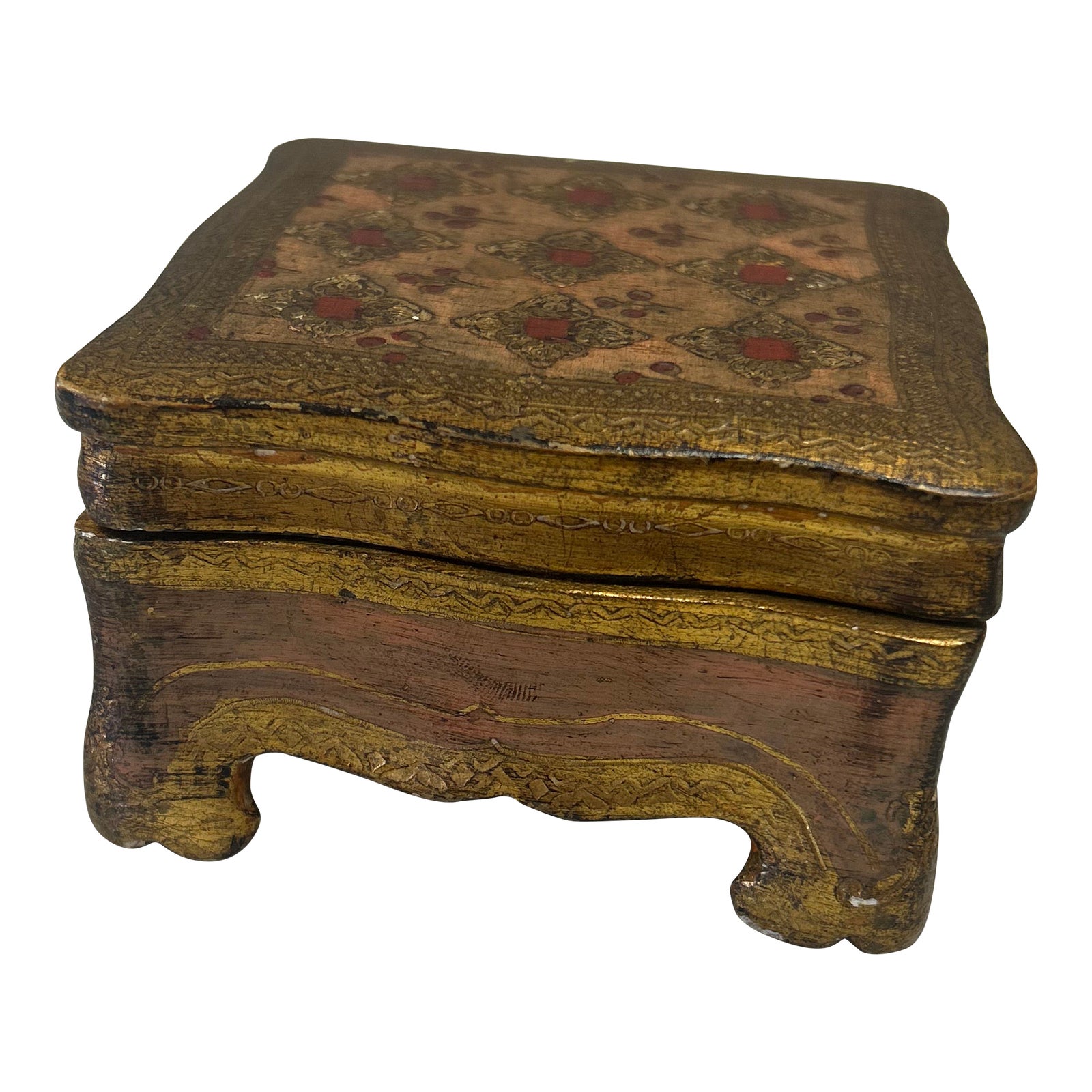 1950s small decorative box chairish