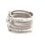 Marco Bicego GOA Diamond 18k White Gold 7 Row Band Ring - Size 7 For Sale In Miami - Image 6 of 9