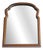 Antique Dutch Scalloped Beveled Mirror For Sale
