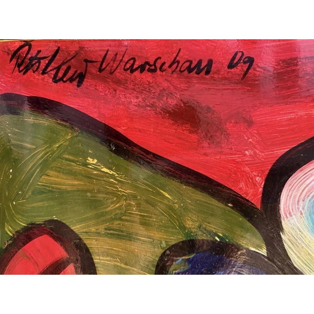 Modern Robert Peter Keil, Faces, Oil Painting on Canvas For Sale - Image 3 of 13