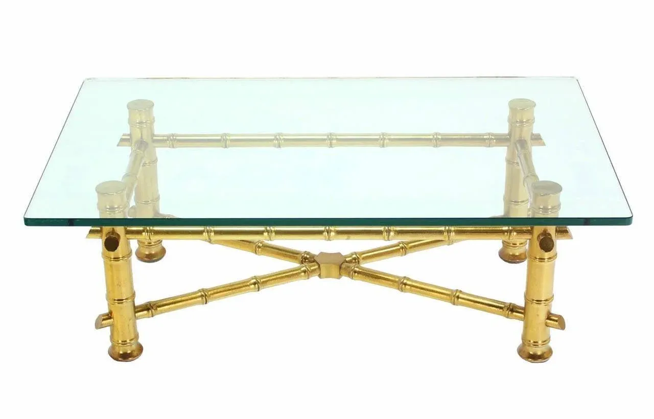 Gold Leaf Faux Bamboo Base Thick 3/4