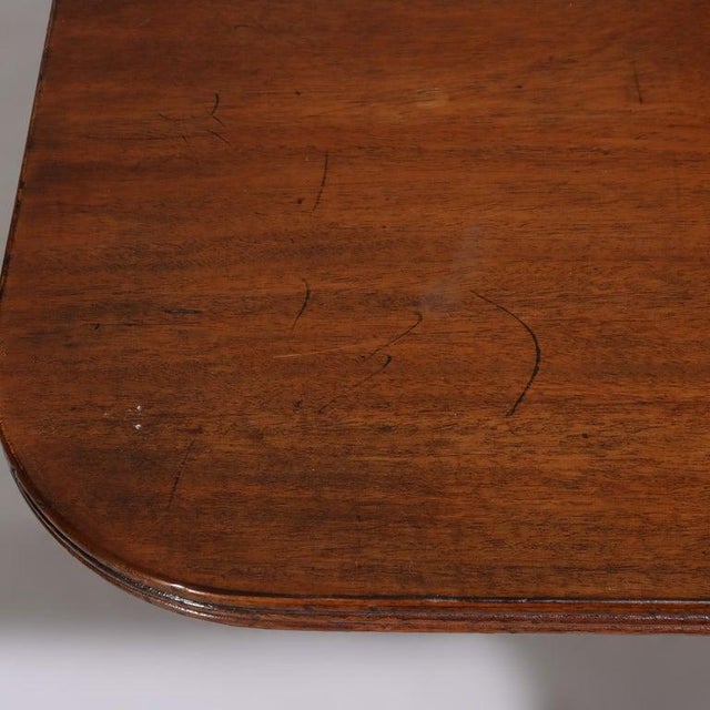 Duncan & Phyfe Style George III Mahogany Banquet Table With Three Leaves C1820 For Sale - Image 14 of 17